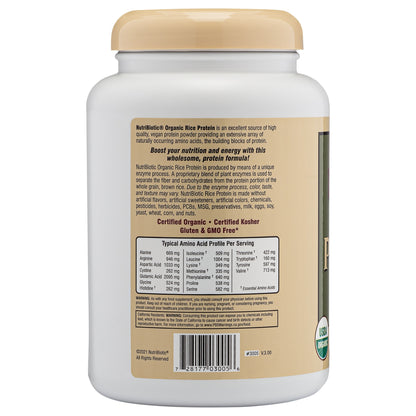 ORGANIC RICE PROTEIN VANILLA