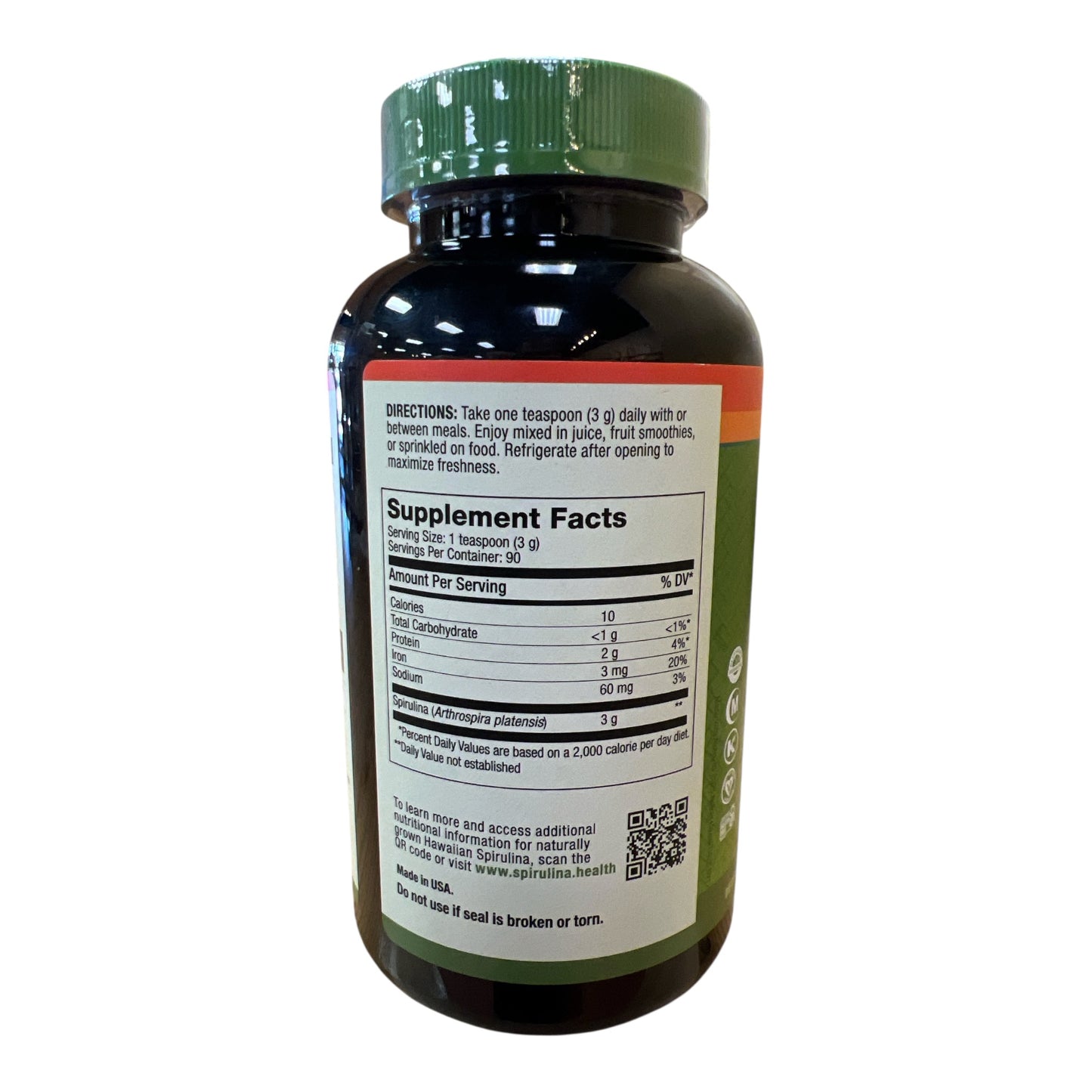 HAWAIIAN SPIRULINA POWDER (9.53 oz)
