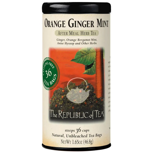 ORANGE GINGER MINT HERBAL TEA