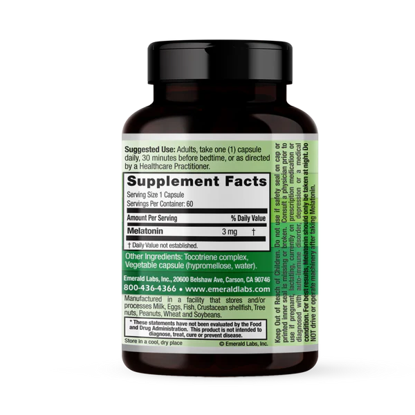 MELATONIN TIME RELEASE 3 mg