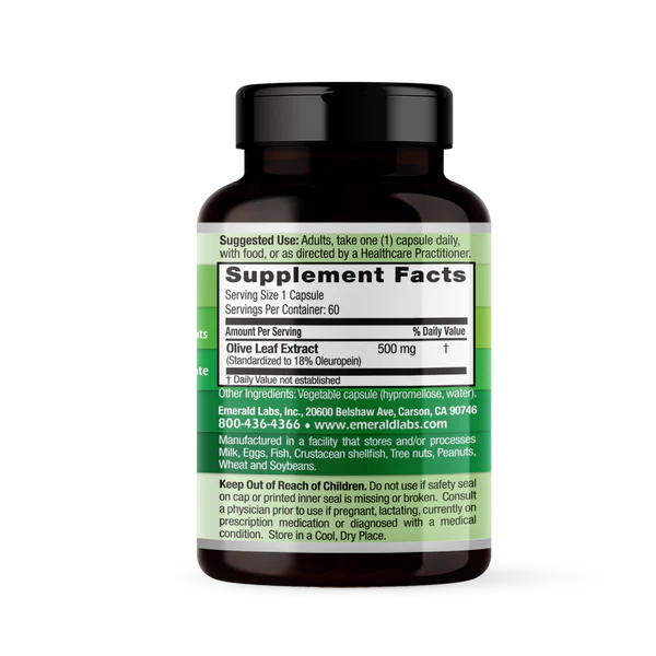 OLIVE LEAF 500 mg