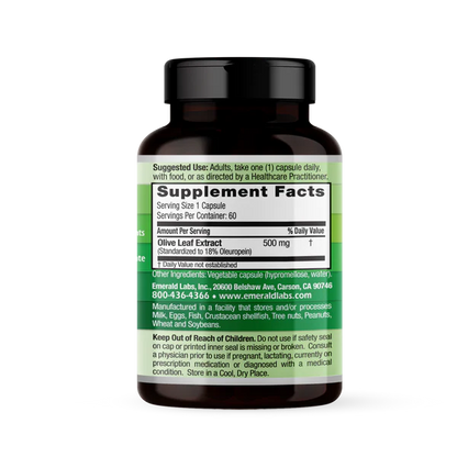 OLIVE LEAF 500 mg