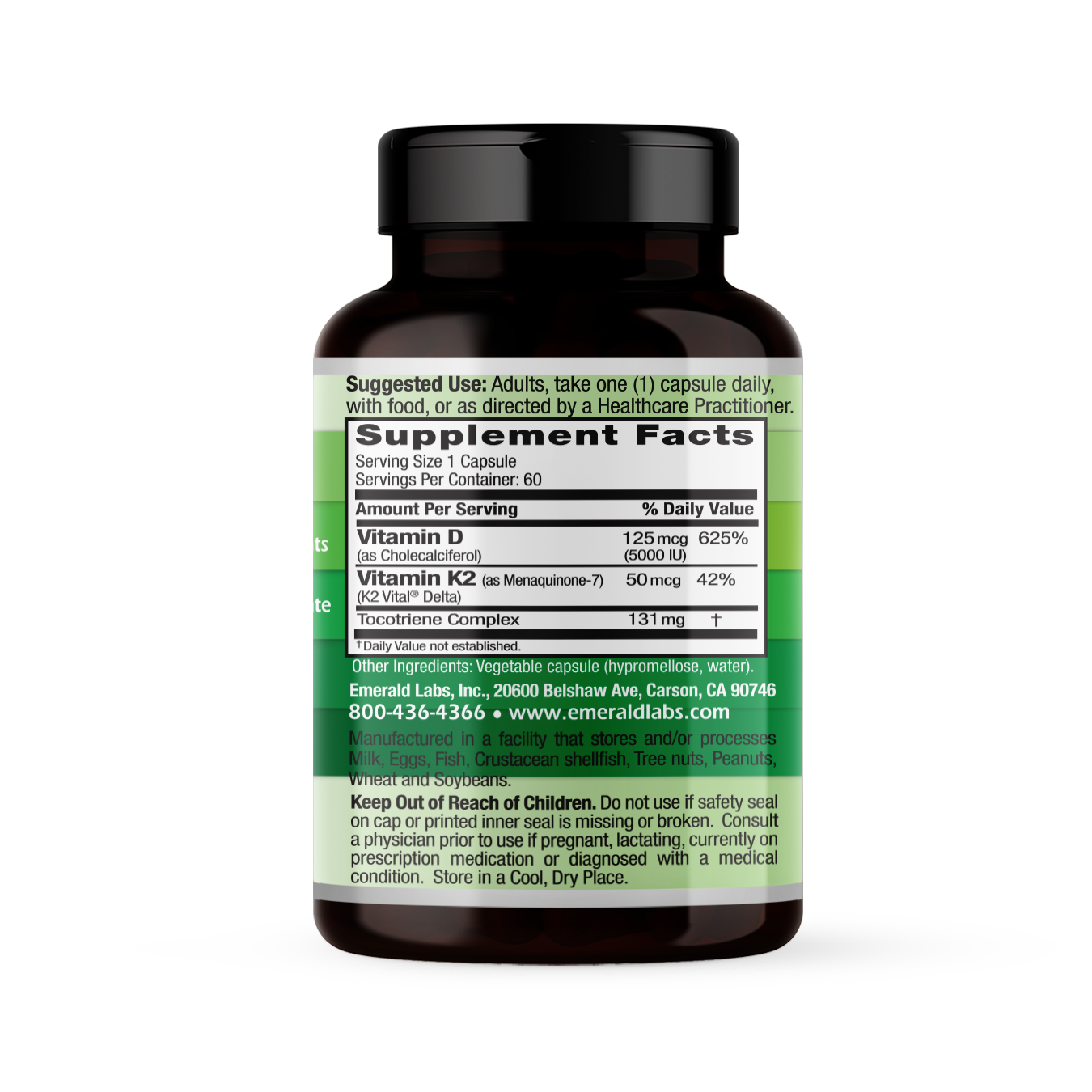 VITAMIN D3 (5000 IU) + K2 (50 mcg)