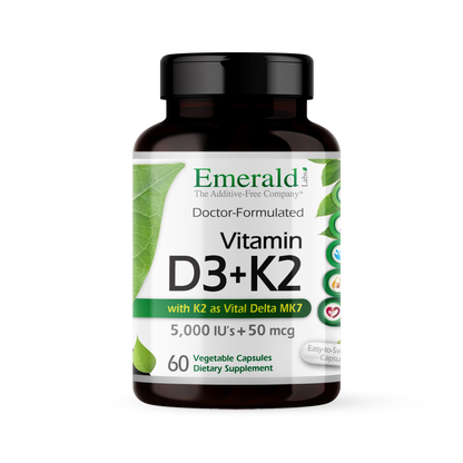 VITAMIN D3 (5000 IU) + K2 (50 mcg)