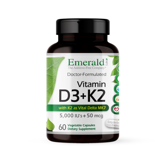 VITAMIN D3 (5000 IU) + K2 (50 mcg)