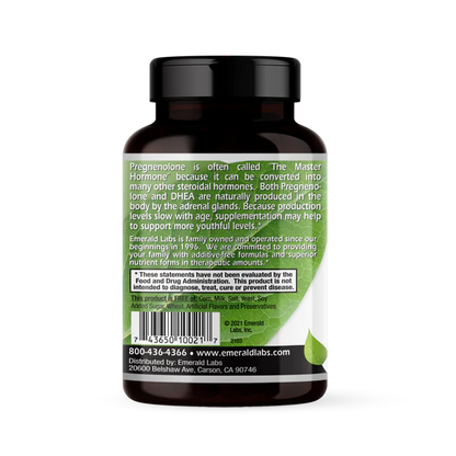 PREGNENOLONE 25 mg + DHEA 12.5 mg