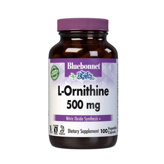 BLUEBONNET L-ORNITHINE 500 mg  (100)