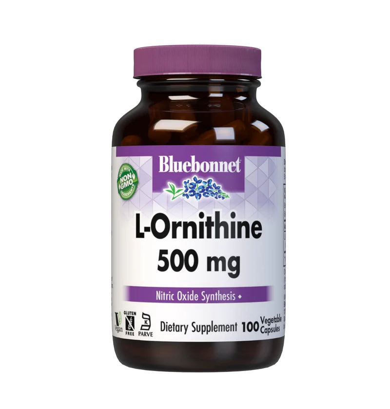 BLUEBONNET L-ORNITHINE 500 mg  (100)