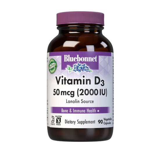 BLUEBONNET VITAMIN D3 50 mcg (2000 IU)