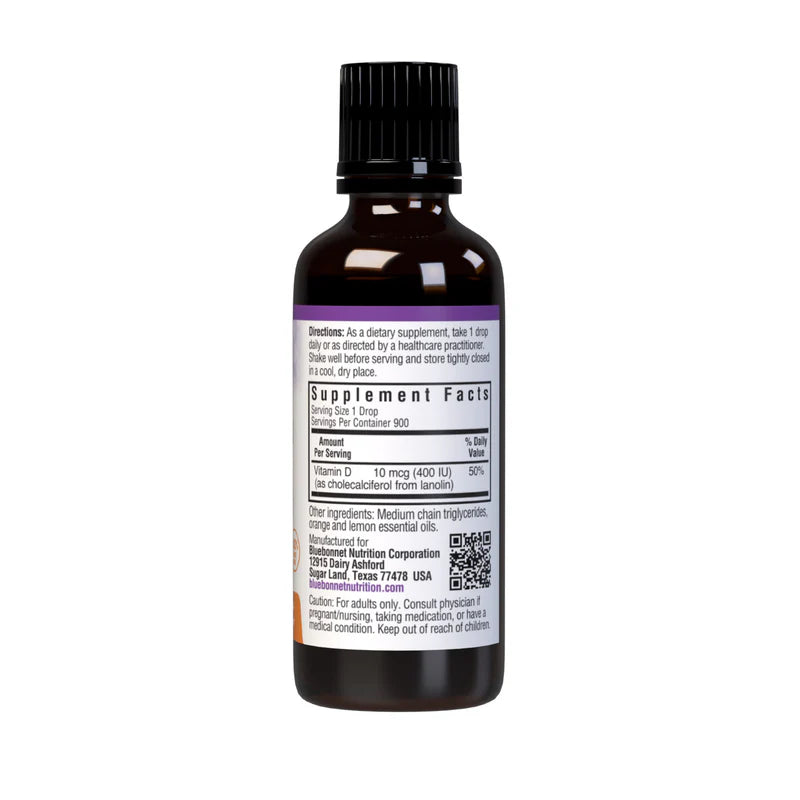 LIQUID VITAMIN D3 DROPS 10 mcg (400 IU)