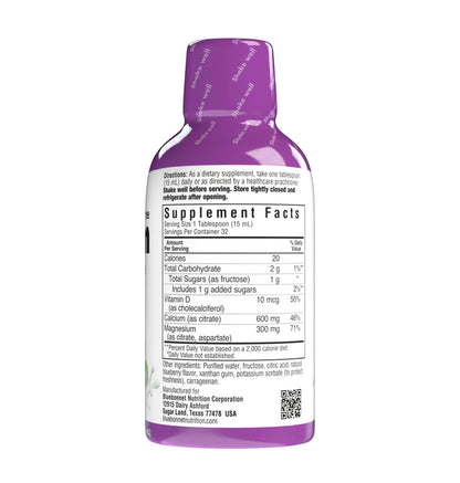 LIQUID CALCIUM MAGNESIUM & VITAMIN D3 BLUEBERRY