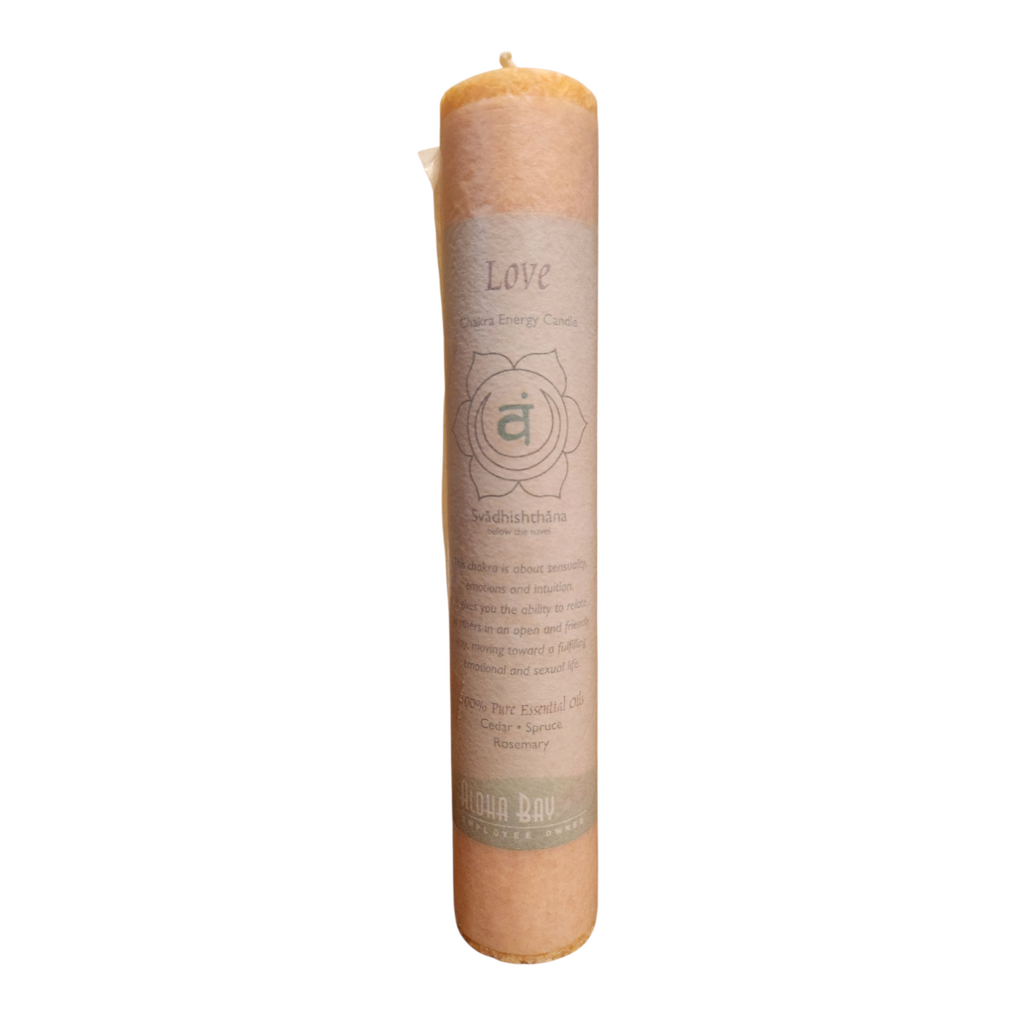 CHAKRA PILLAR CANDLE LOVE
