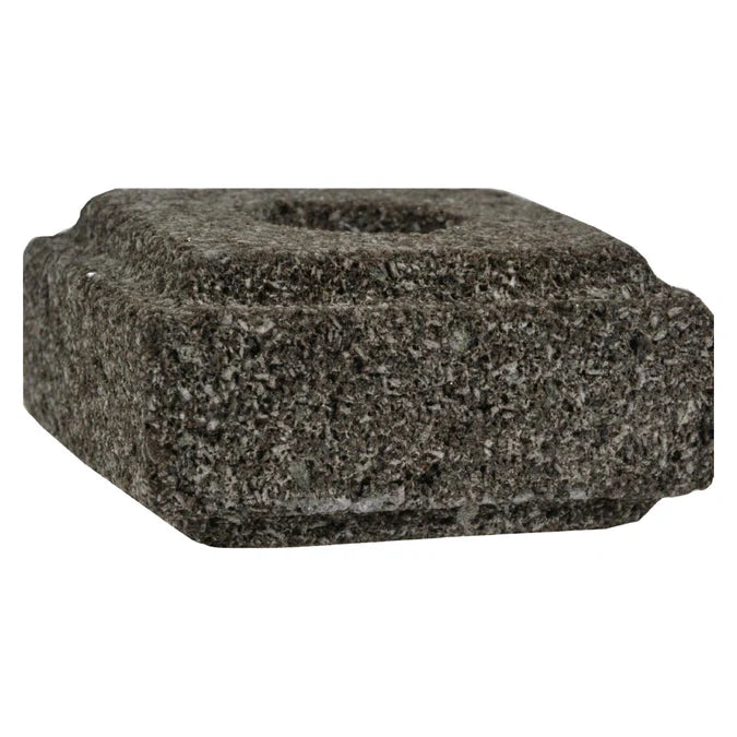 TAPER HOLDER LAVA STONE
