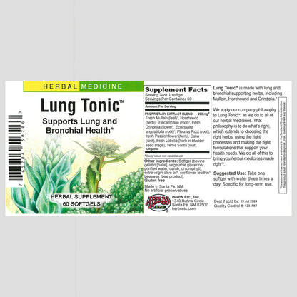 HERBAL MEDICINE LUNG TONIC