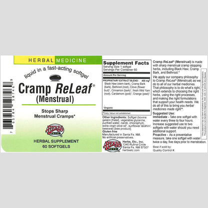 CRAMP RELEAF (MENSTRUAL)