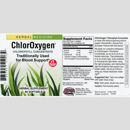 CHLOROXYGEN  CHLOROPHYLL
