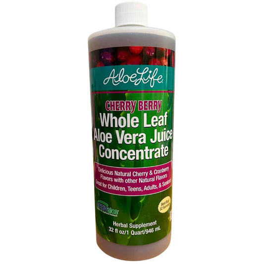 WHOLE LEAF ALOE VERA JUICE CHERRY BERRY