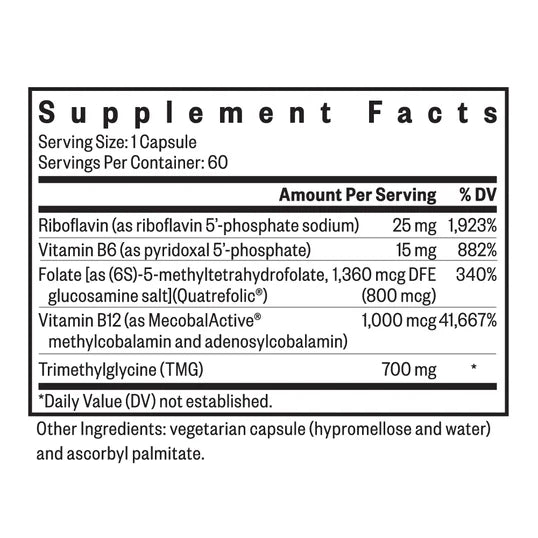 HOMOCYSTEINE NUTRIENTS