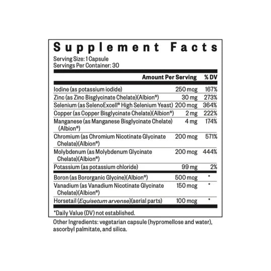 TRACE MINERALS COMPLEX