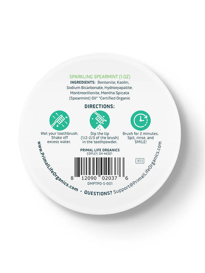 POWDERED MINERAL TOOTHPASTE SPEARMINT