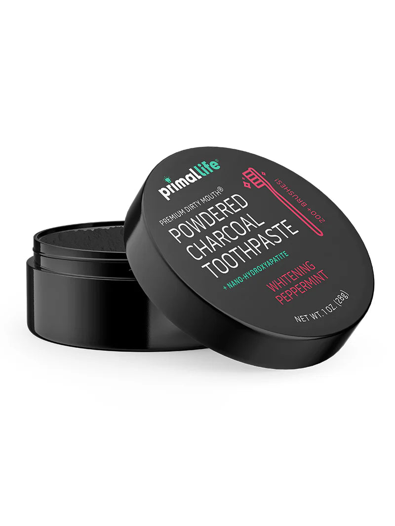 POWDERED CHARCOAL TOOTHPASTE PEPPERMINT