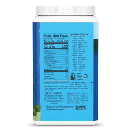 WARRIOR BLEND PROTEIN POWDER UNFLAVORED