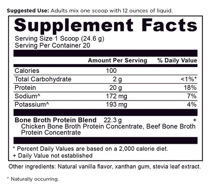BONE BROTH PROTEIN VANILLA