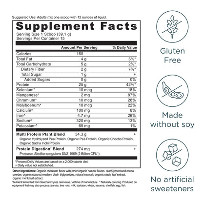 MULTI PROTEIN PLANT BASED CHOCOLATE