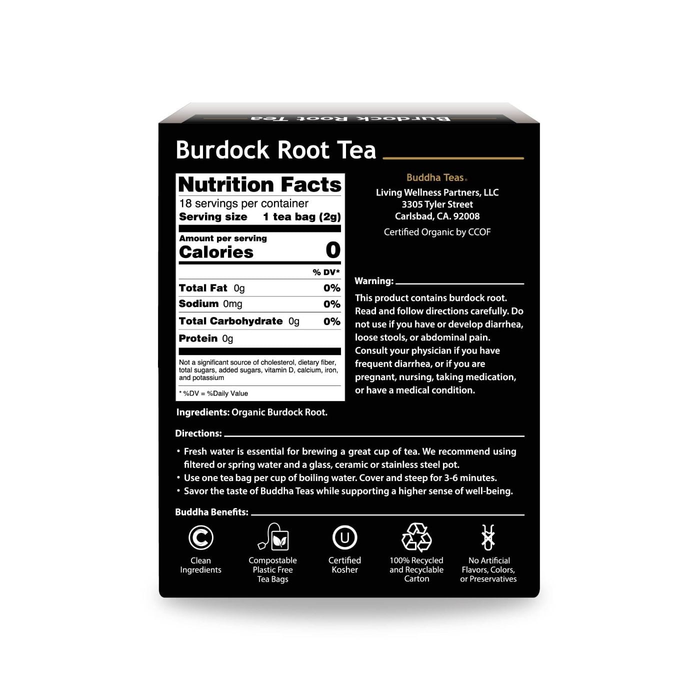 BURDOCK ROOT TEA