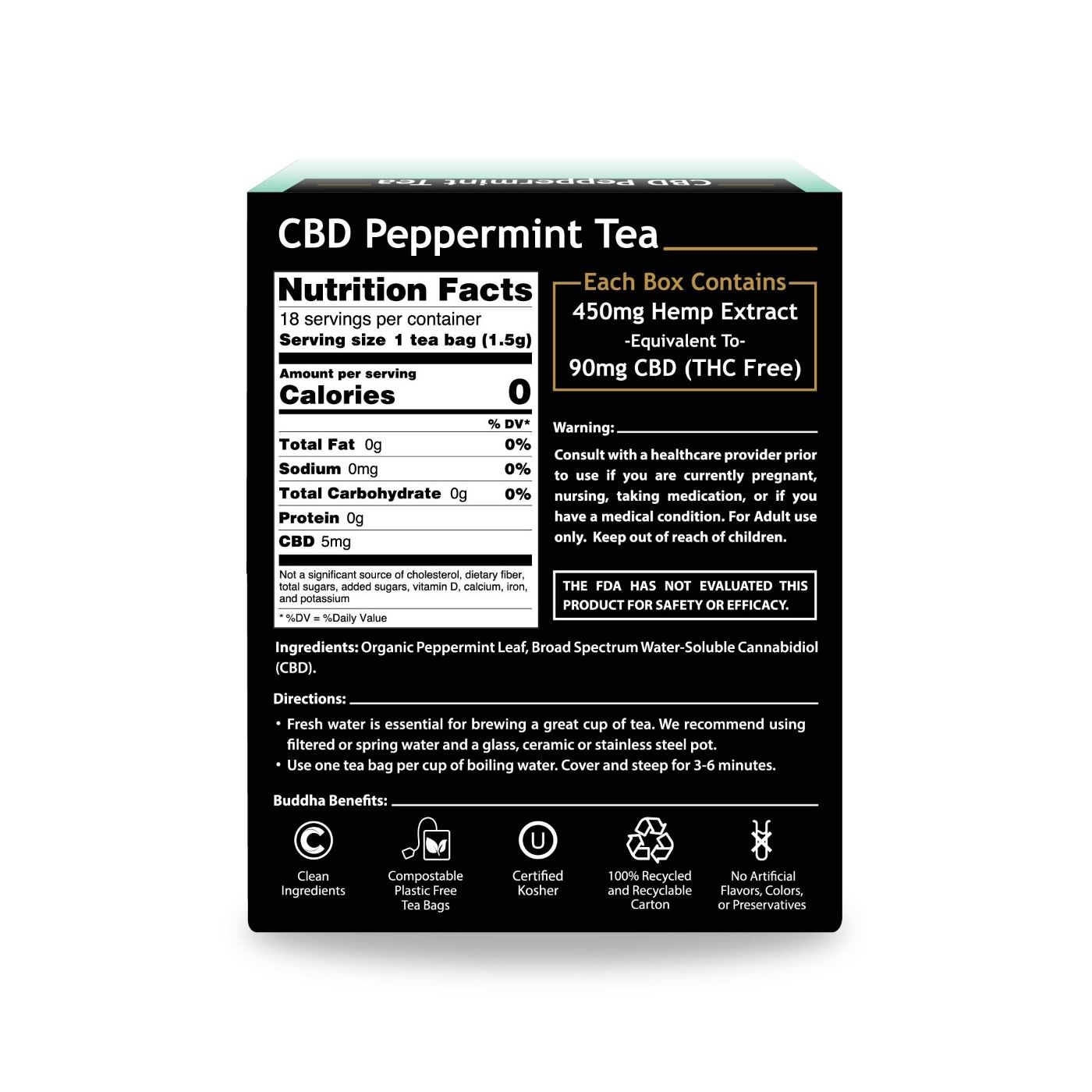 CBD PEPPERMINT TEA