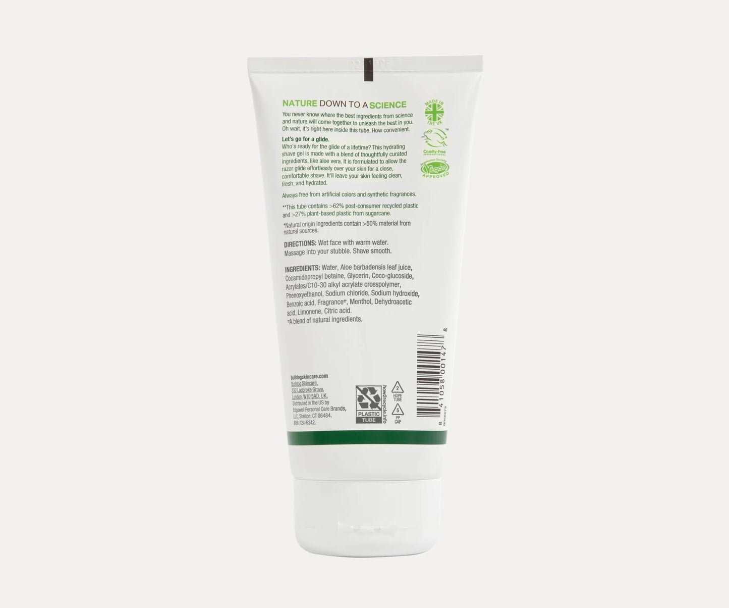 BULL DOG SHAVE GEL + ALOE VERA