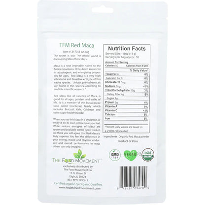 RED MACA ROOT POWDER ORGANIC