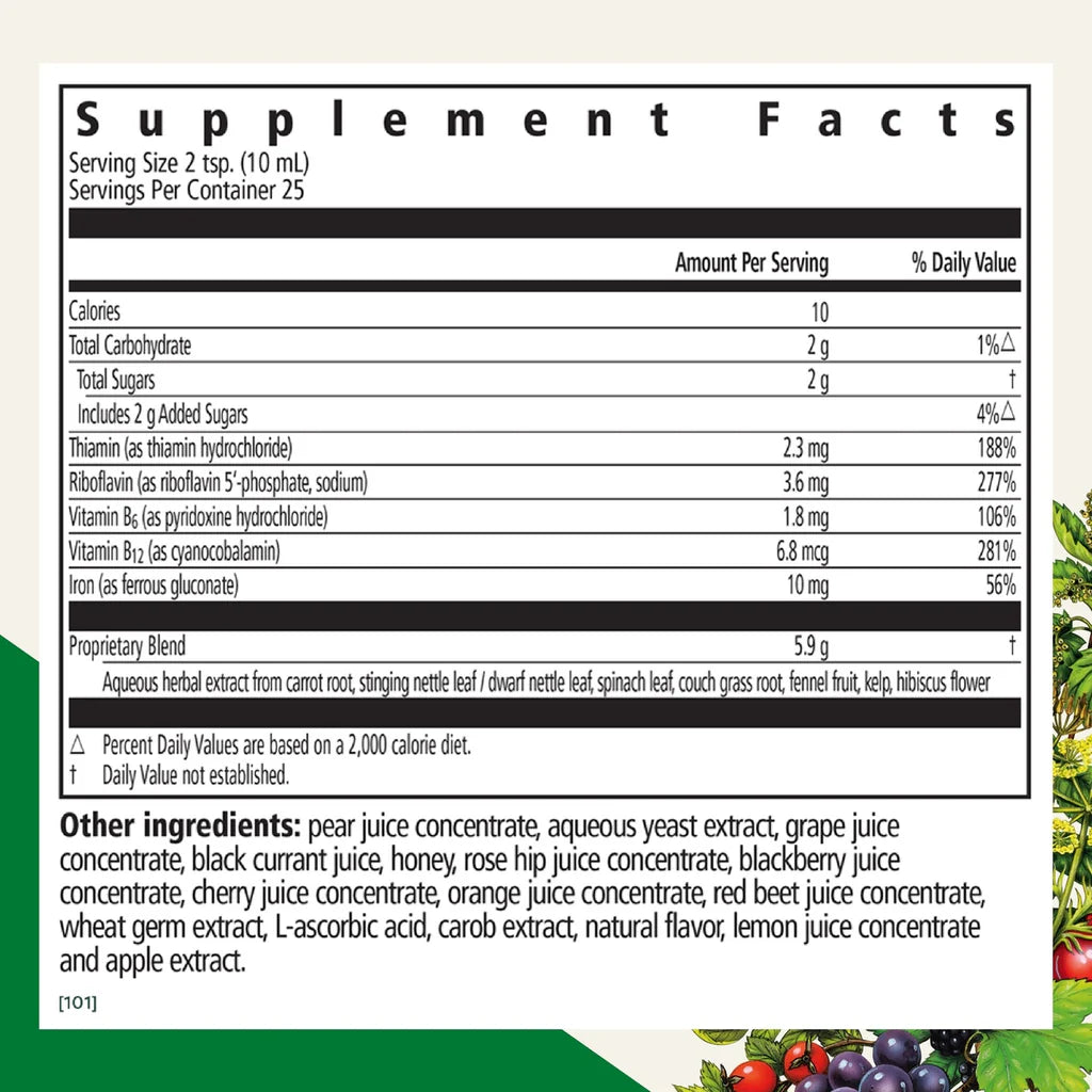 LIQUID IRON + HERBS (8.5 oz)