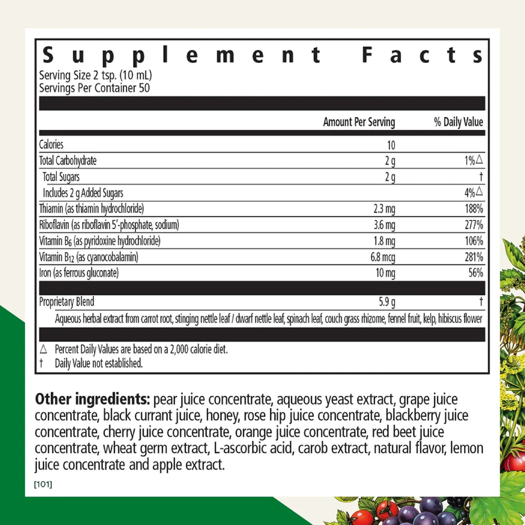 LIQUID IRON + HERBS (16.9 oz)