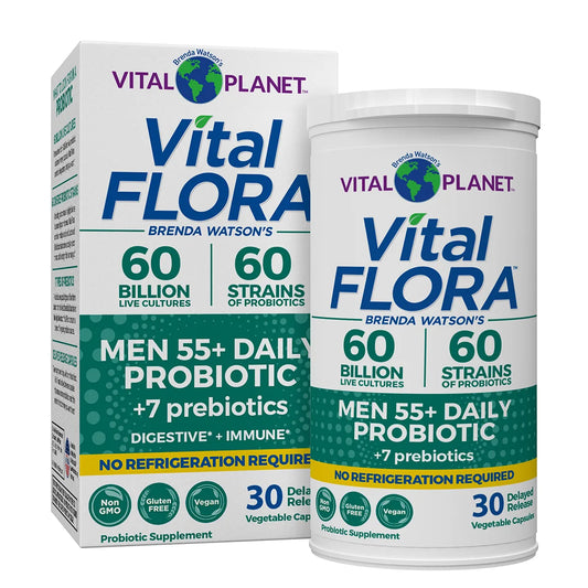 VITAL FLORA MENS DAILY 55+ PROBIOTIC