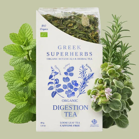 GREEK SUPERHERBS DIGESTION TEA ORGANIC