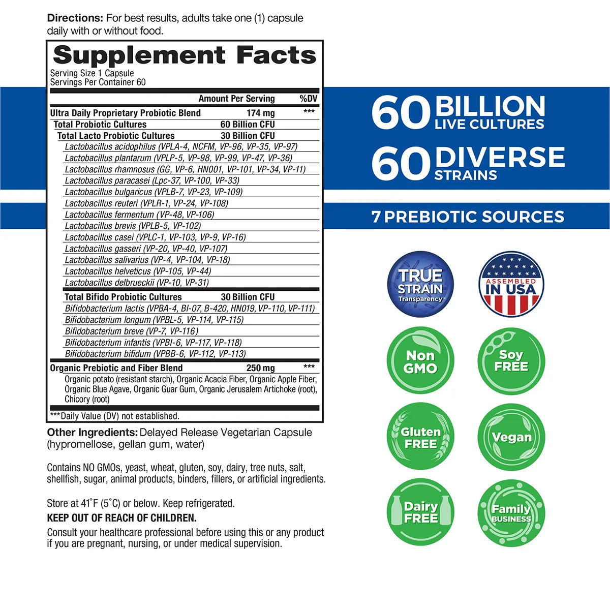 ULTRA DAILY PROBIOTIC (60)