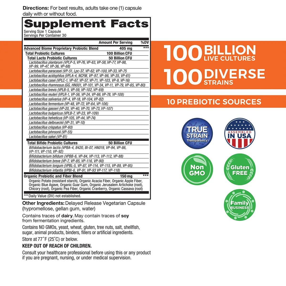 ADVANCED BIOME PROBIOTIC
