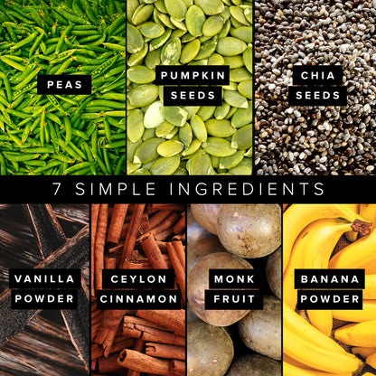 BANANA CINNAMON PLANT BASED PROTEIN POWDER