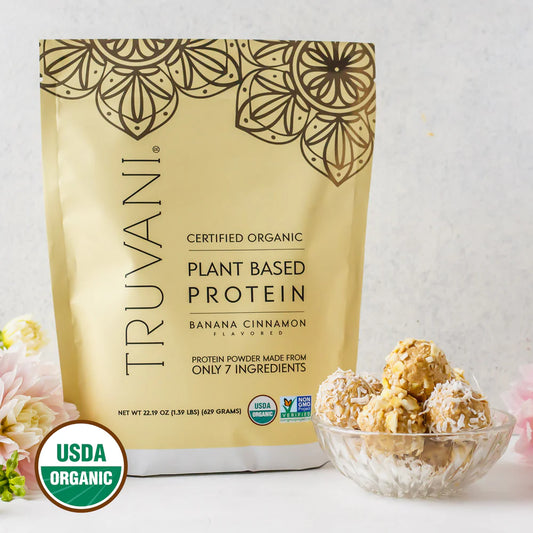 BANANA CINNAMON PLANT BASED PROTEIN POWDER