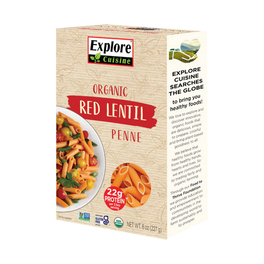 RED LENTIL PENNE ORGANIC