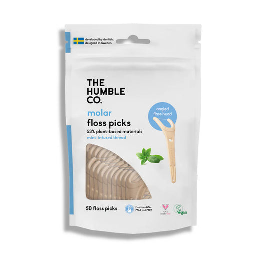 MOLAR FLOSS PICKS MINT