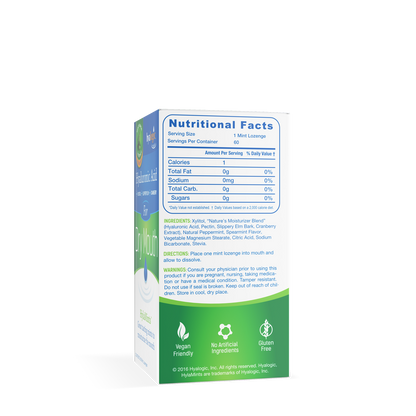 HYALURONIC ACID DRY MOUTH HYLAMINTS