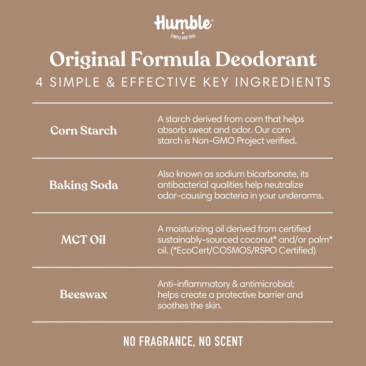 DEODORANT SIMPLY UNSCENTED