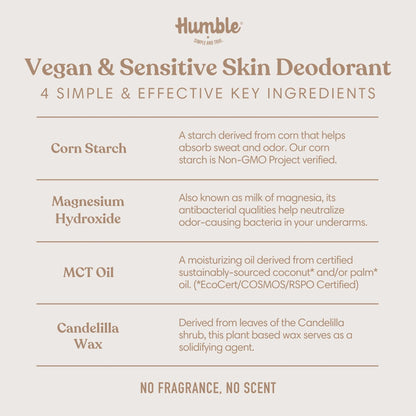 DEODORANT SIMPLY UNSCENTED VEGAN