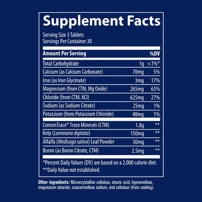 TRACE MINERAL TABLETS