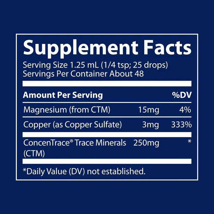 TRACE MINERALS IONIC COPPER