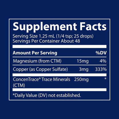 TRACE MINERALS IONIC COPPER