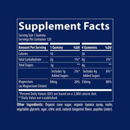 MAGNESIUM GUMMIES TANGERINE