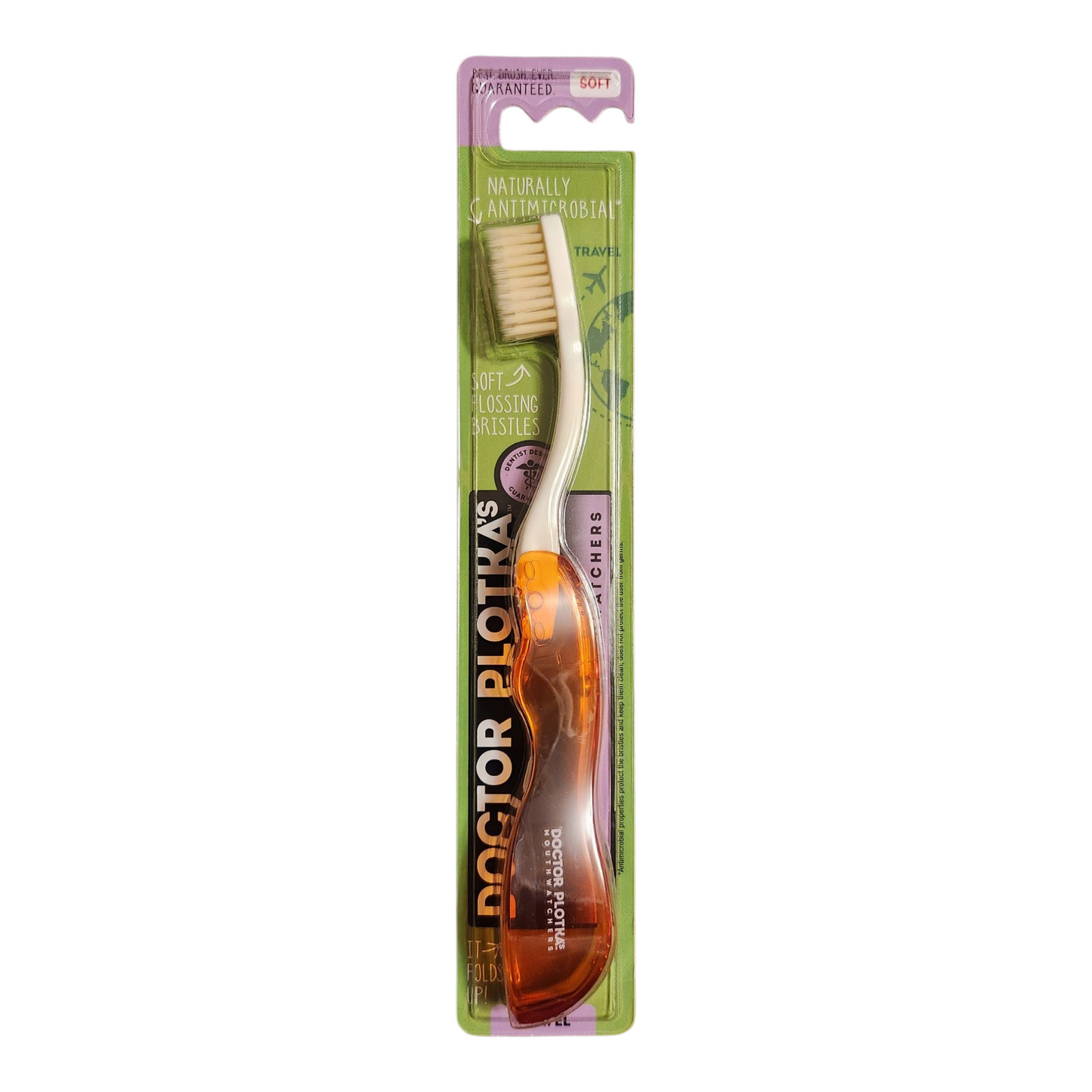 TOOTHBRUSH ORANGE TRAVEL